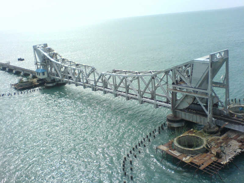Pamban- Rameshwaram Sea Bridge