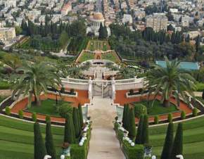 Haifa Bahai Shrine Persian Gardens, Israel