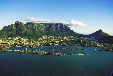 Aerial View Of Cape Town South African Tourism, south africa sightseeing