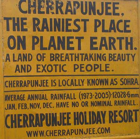 about Cherrapunji