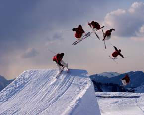 Skiing in ladakh